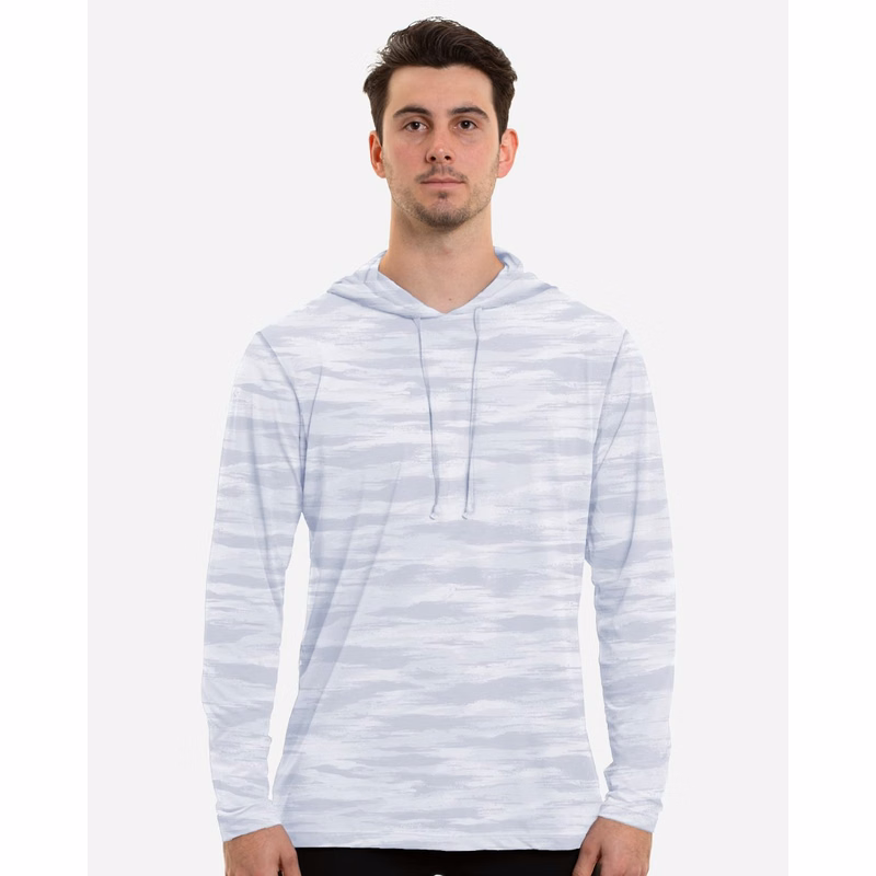 Men's Low Pro Tech Camo Hooded Long Sleeve T-Shirt - MVLPRH6