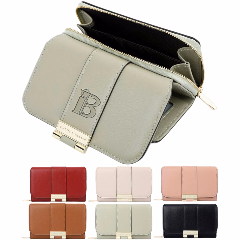 PU Leather Trifold Women Wallet