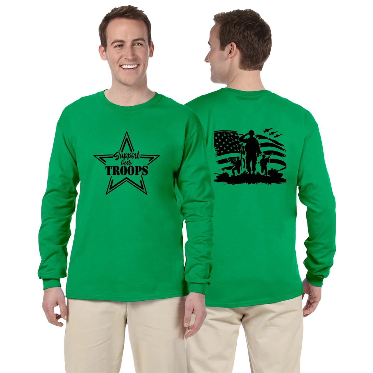 Colored Long Sleeve Tee 1
