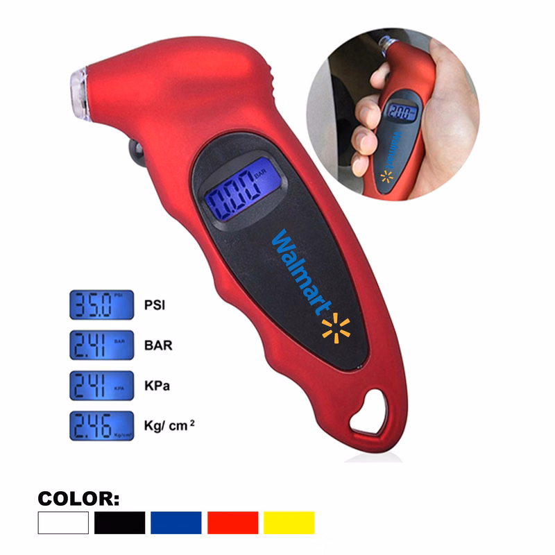 Digital Tire Gauge With LED Valve