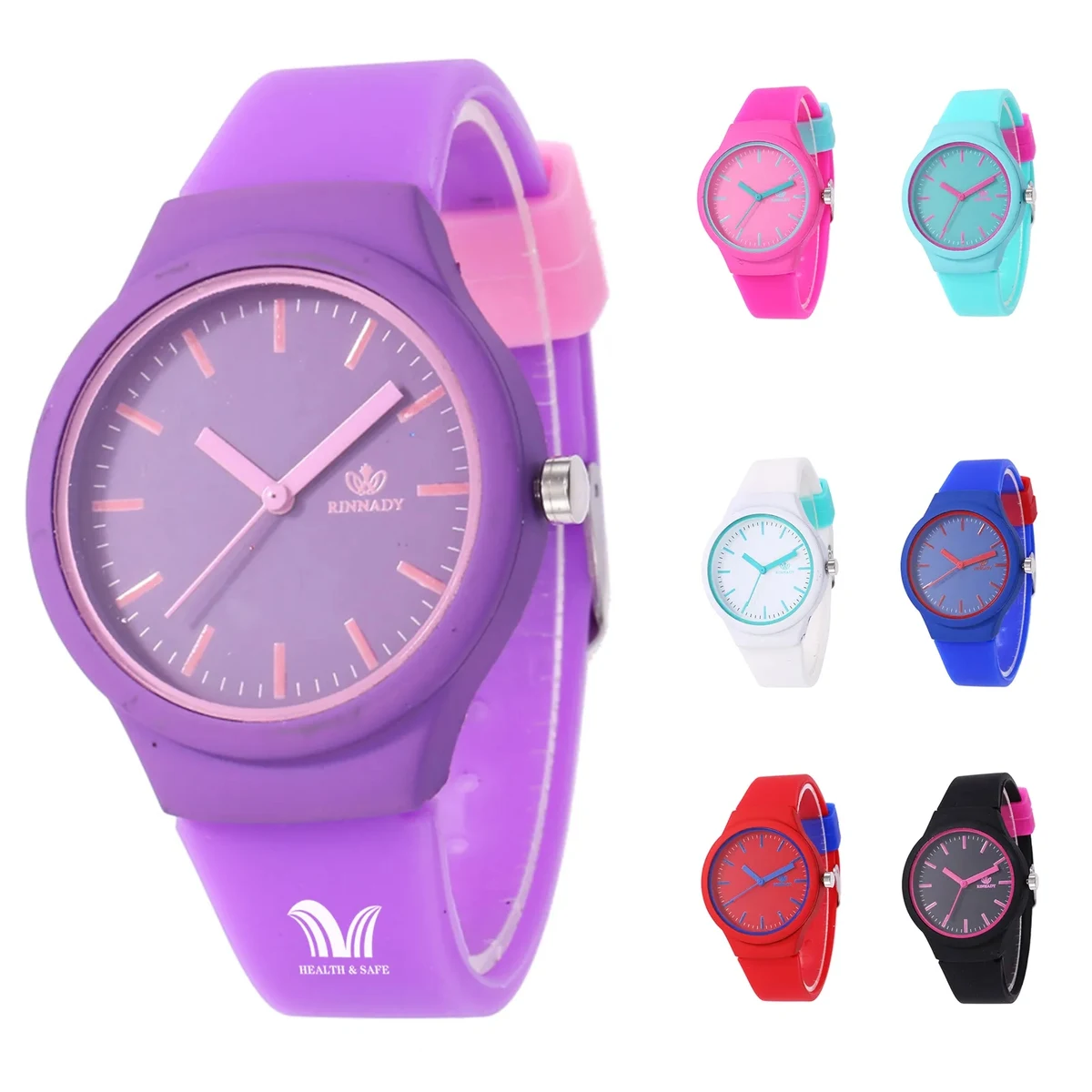 Silicone Watch Student Quartz Watch 1