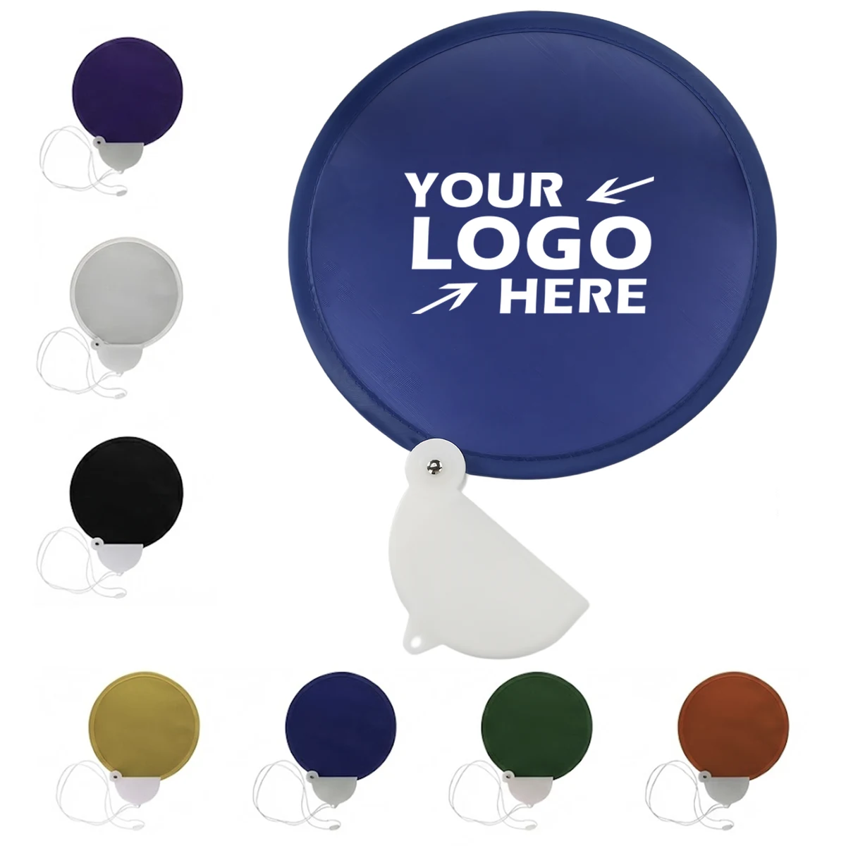 Customizable Steel Frame Hand Fan 1