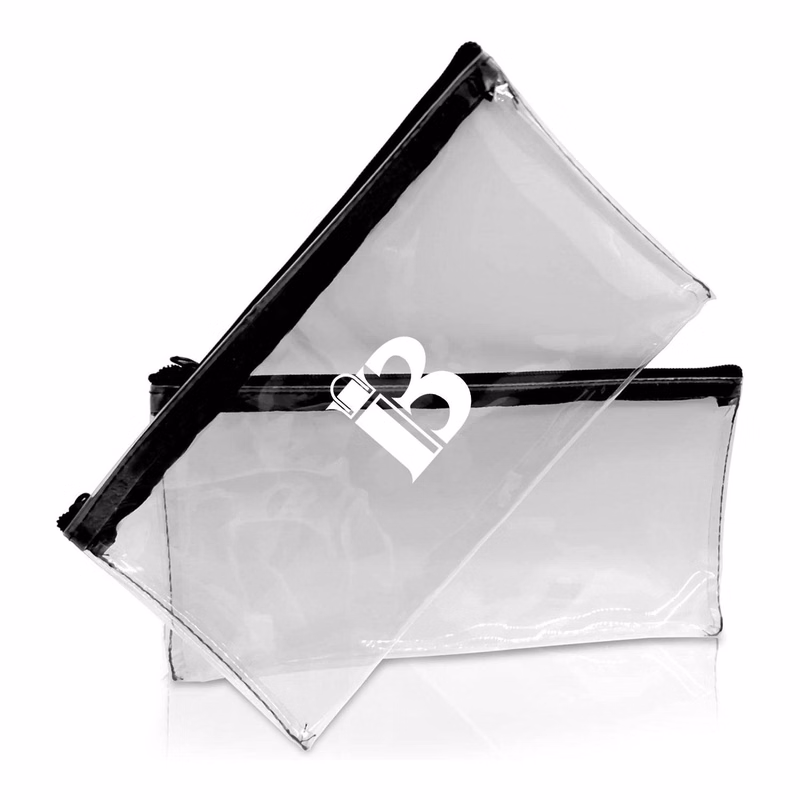 Transparent PVC Pencil Cases w/ Zipper