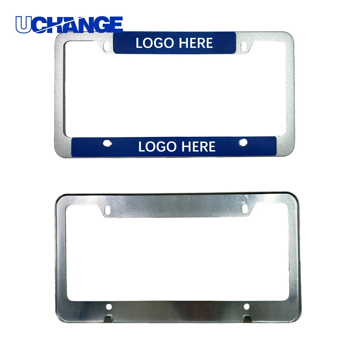 Stainless Steel License Plate Frame Cover 1