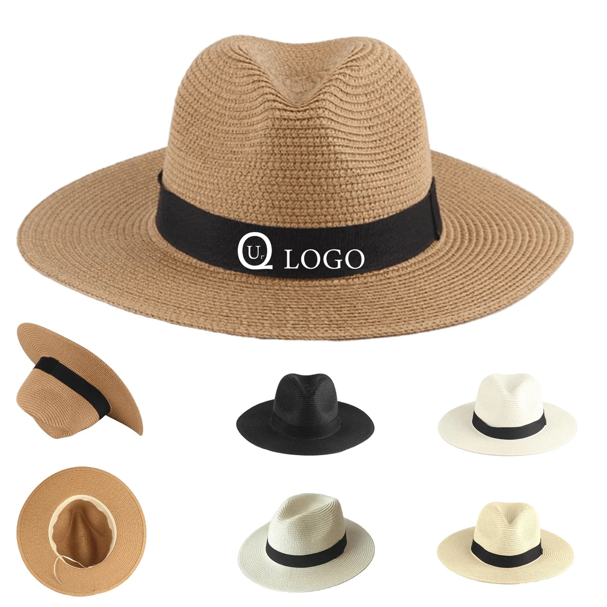 Unisex Travel Straw Panama Hat 1