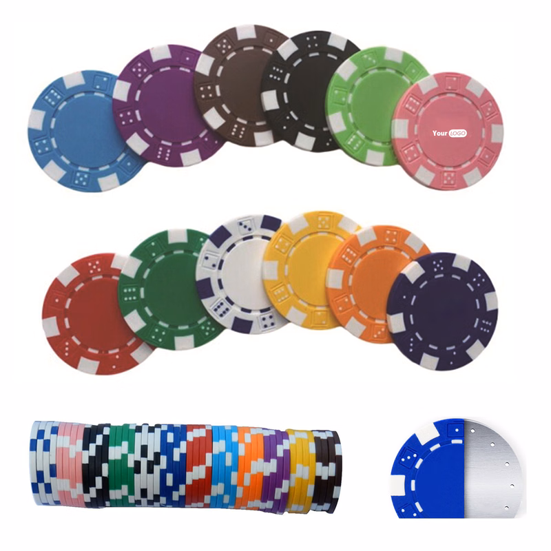 Multicolor ABS Poker Chips - Durable & Vibrant