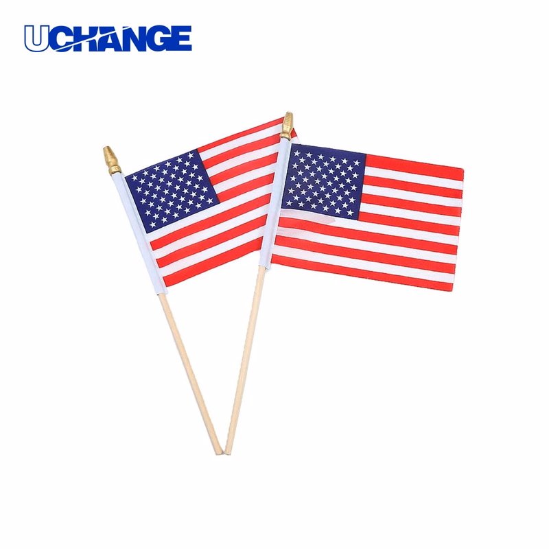 Handheld USA Stick Flag