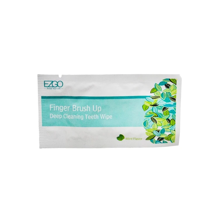 EZGO Finger Toothbrush Wipes 1