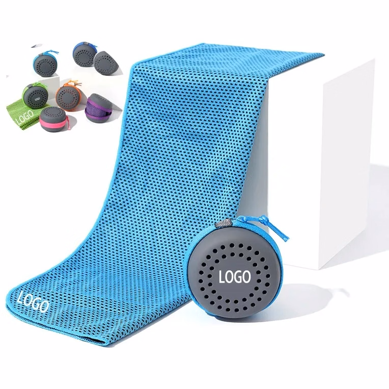 Cooling Towel with Carry Case and Carabiner