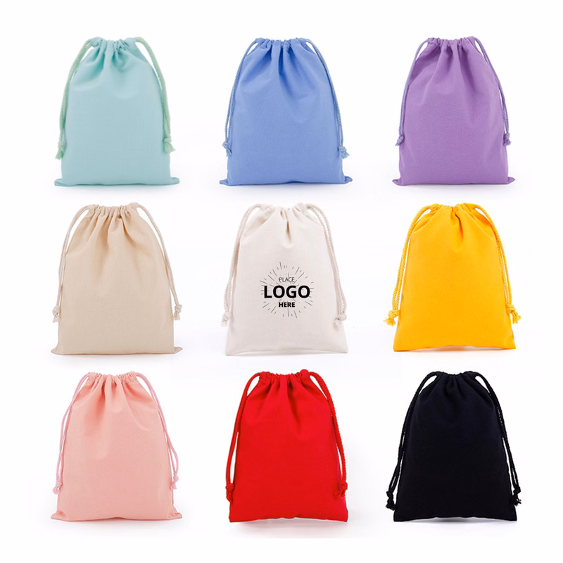 Reusable Cotton Drawstring Bag