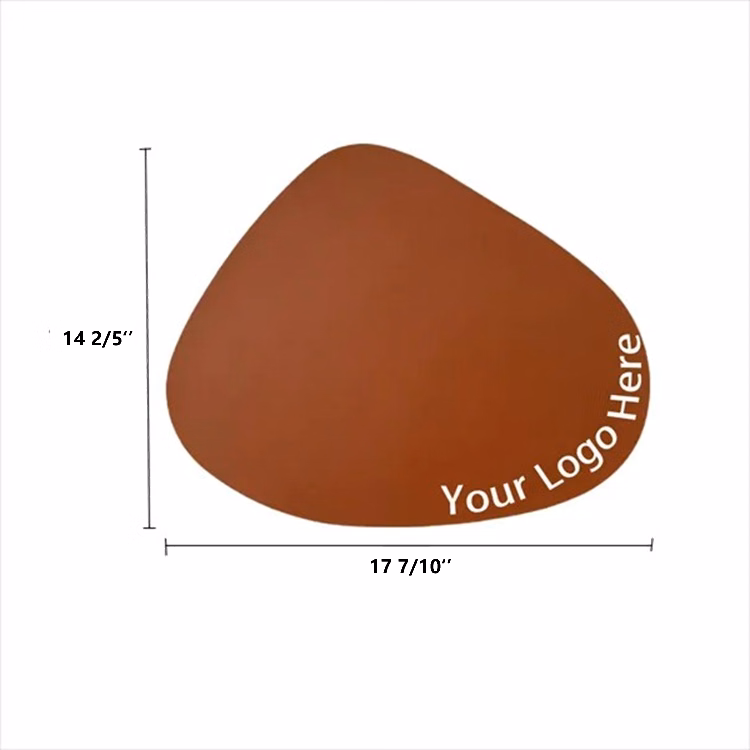 Contoured Dining Leather Placemat