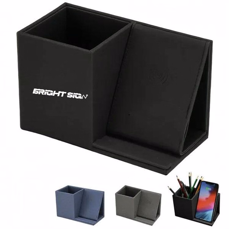 Wireless Charging Pen Holder Organizer