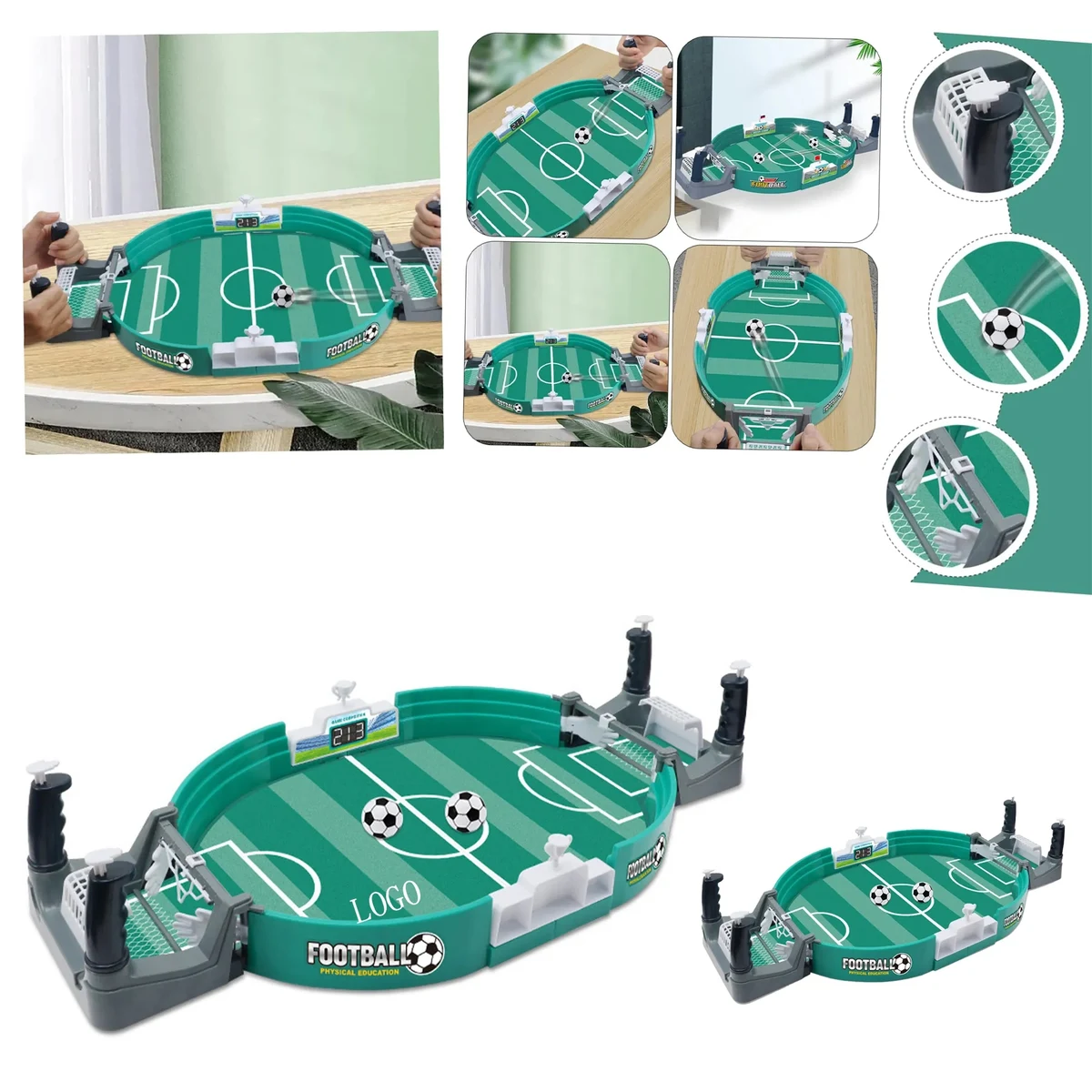 Table Football 10.9" x 22.4" x 4.4" 1