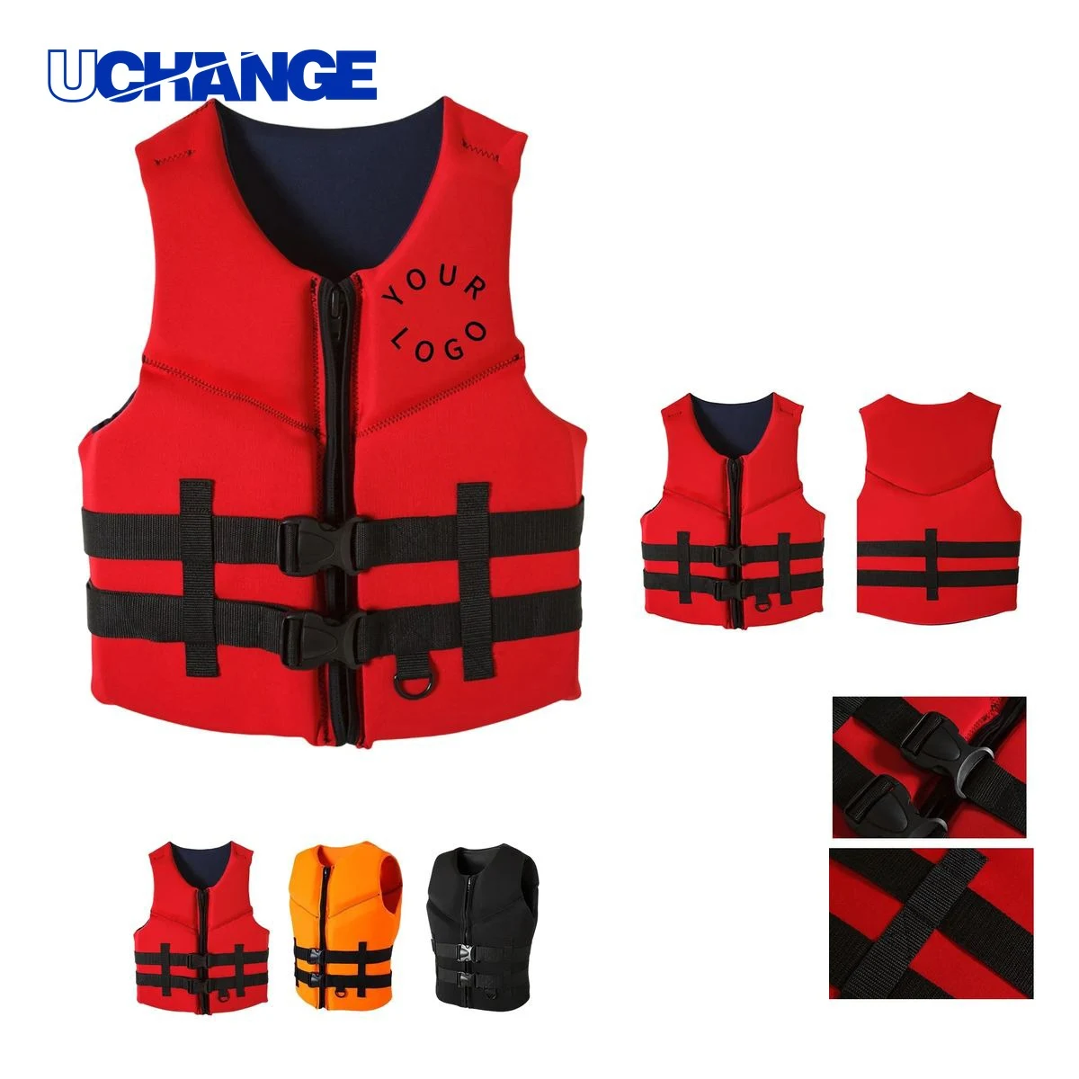 Buoyant Neoprene Life Vest for Boating and Kayaking 1