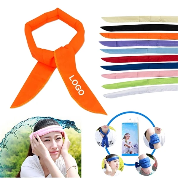 Cooling Scarf bandana Cold Water Neck Cooler Ice Towel 1