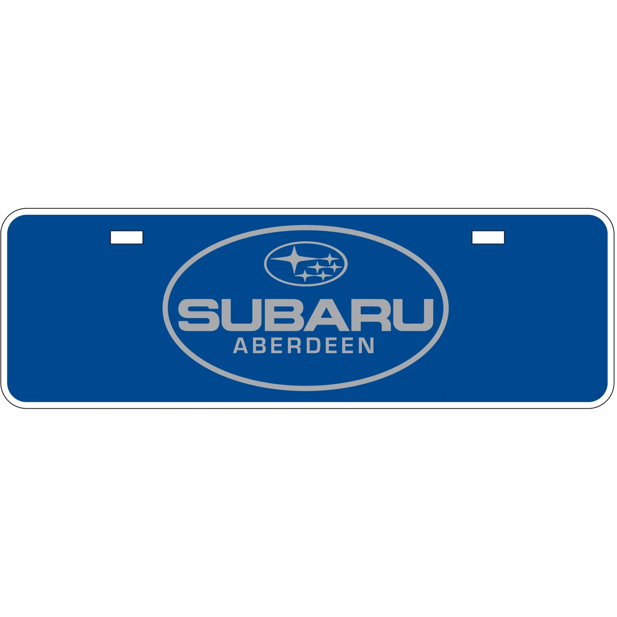 Car Licence Plates .040 Clear Polytrans (3.875" x 11.875") / Screen-printed 1