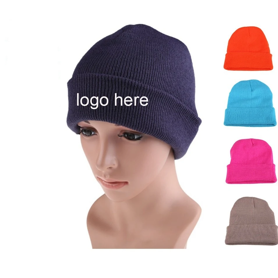 Custom Cuffed Knitted Beanie 1