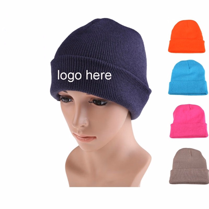 Custom Cuffed Knitted Beanie