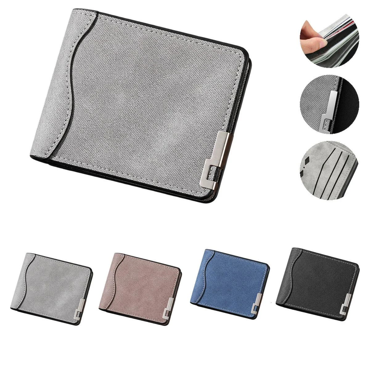 Daily Carry Bifold Short Mens Wallet 1