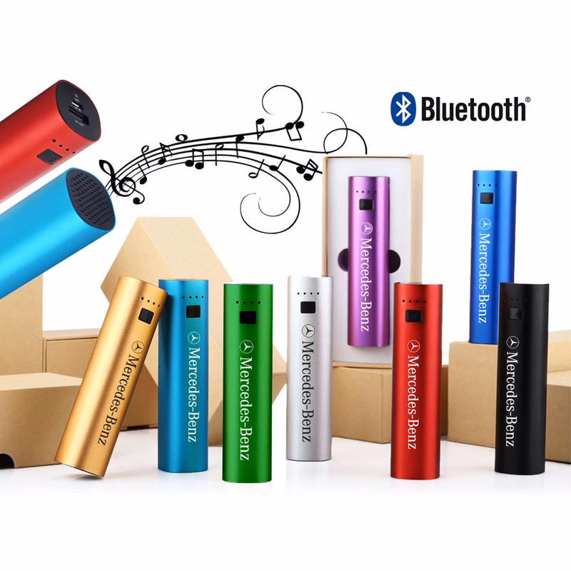4000mah Power Bank with Bluetooth Speaker and LED Light