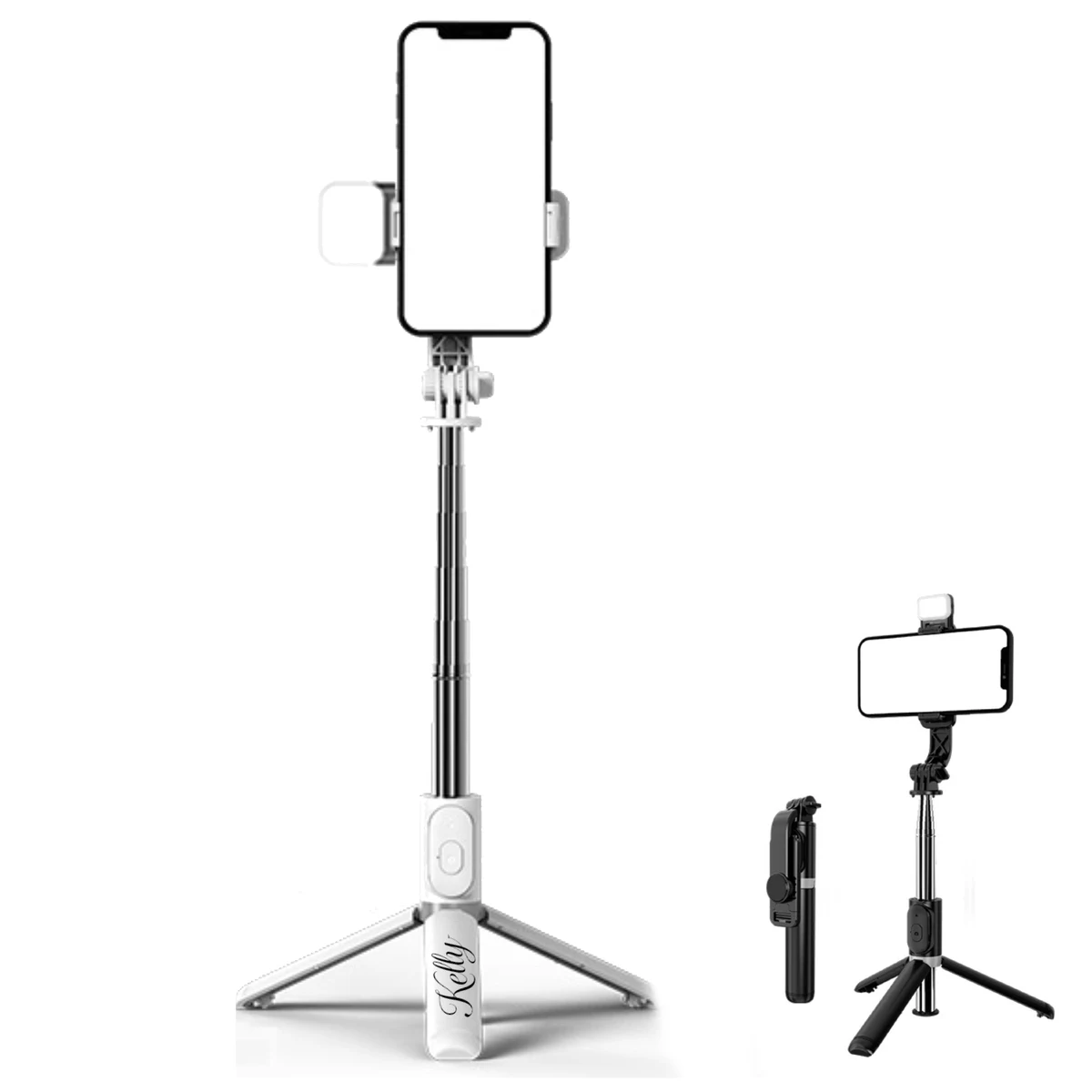 3 in 1 Foldable Portable Bluetooth Selfie Stick Tripod 1