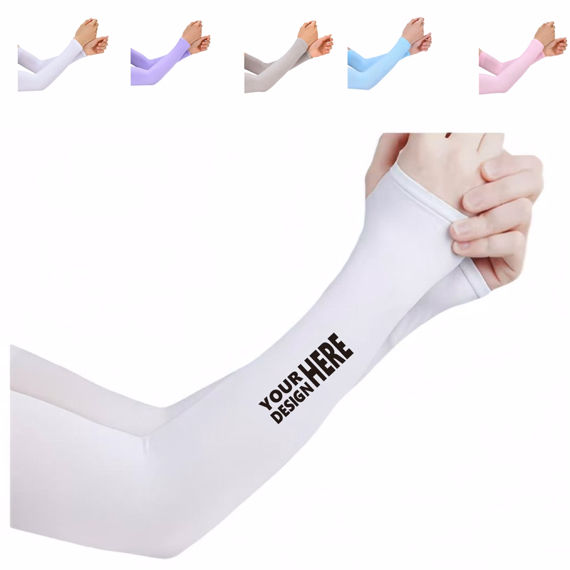 Summer Cooling Ice Silk Arm Covers
