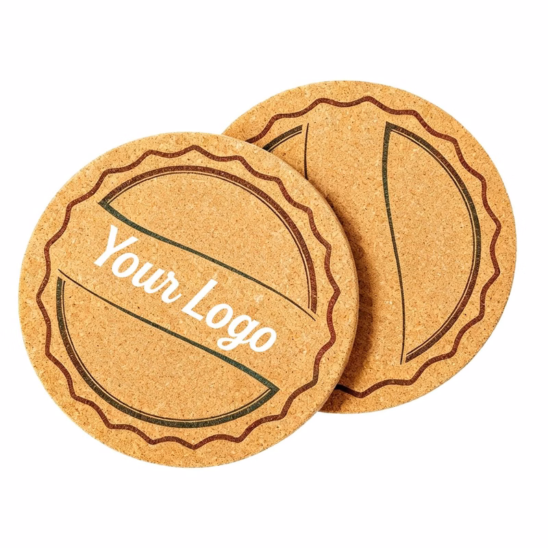 Reusable Heat Resistant Natural Cork Coaster