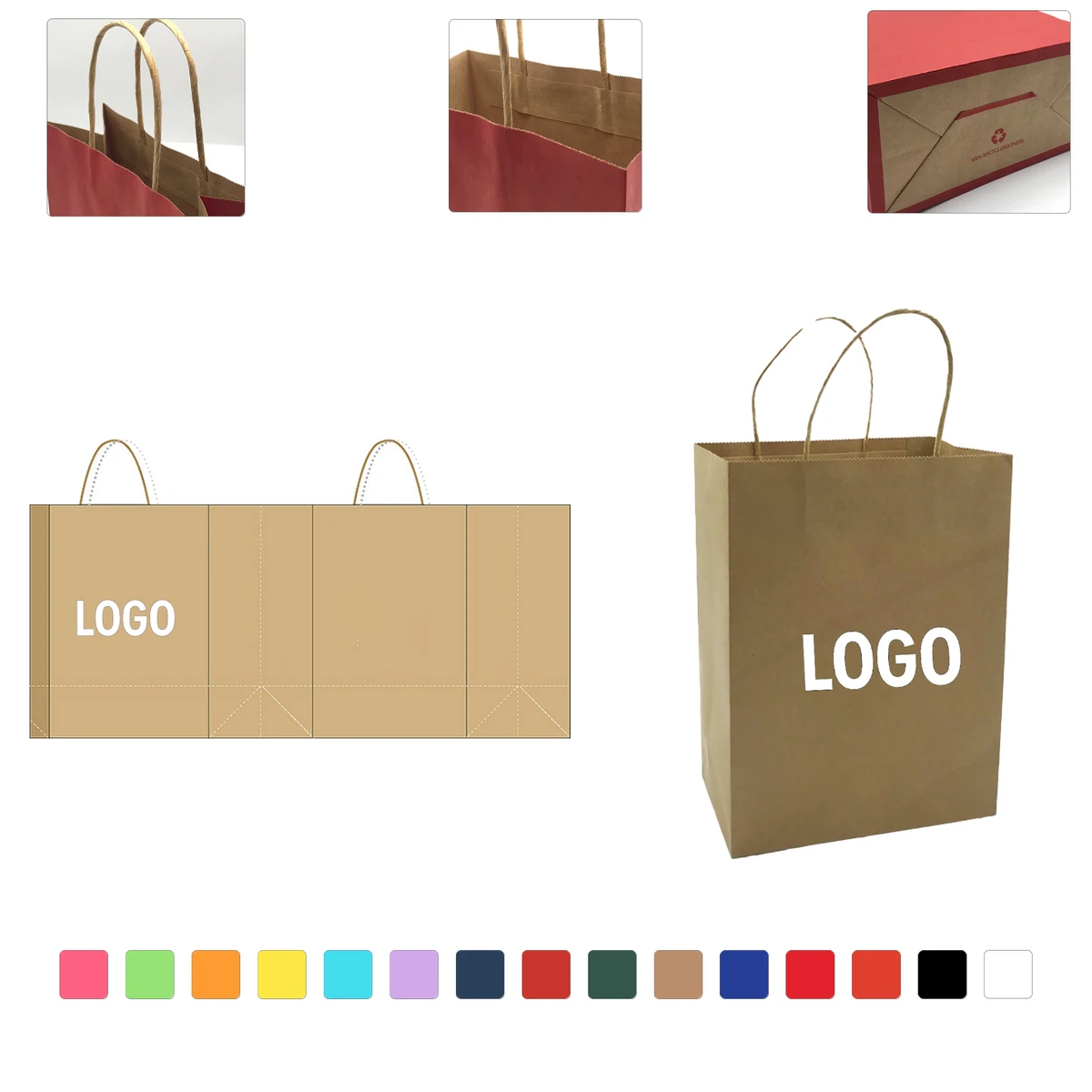 Small Handle Paper Gift Bag 1