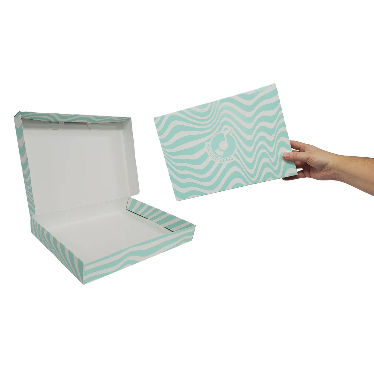 11" x 8" x 1 1/2" - Fold Above Box Chipboard Box 1