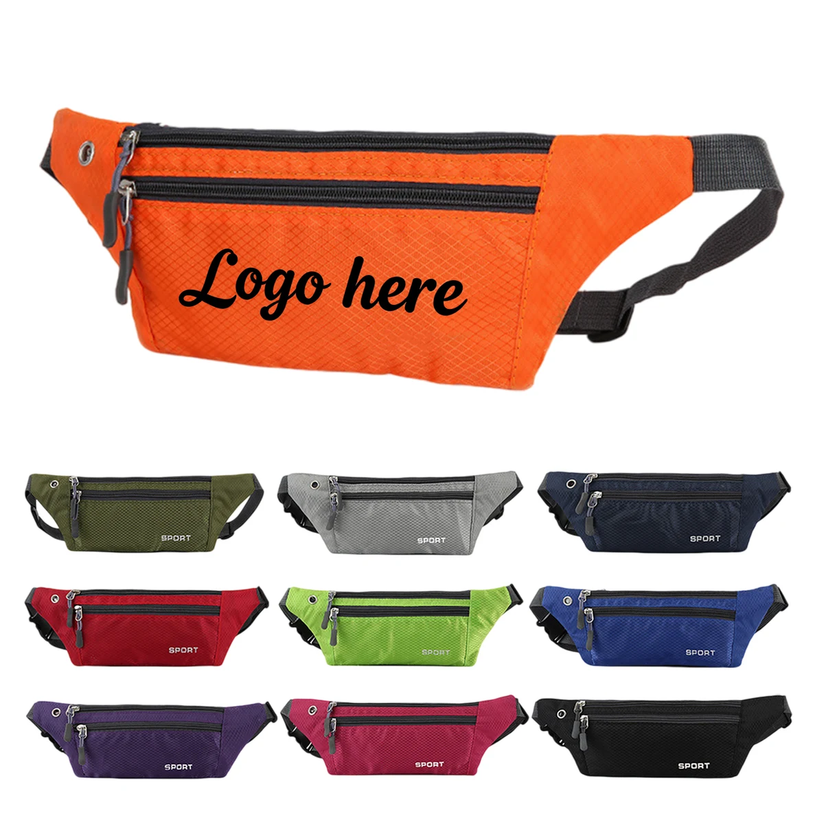 Crossbody Sport Water Resistant Fanny Pack Waist Belt Bag 1