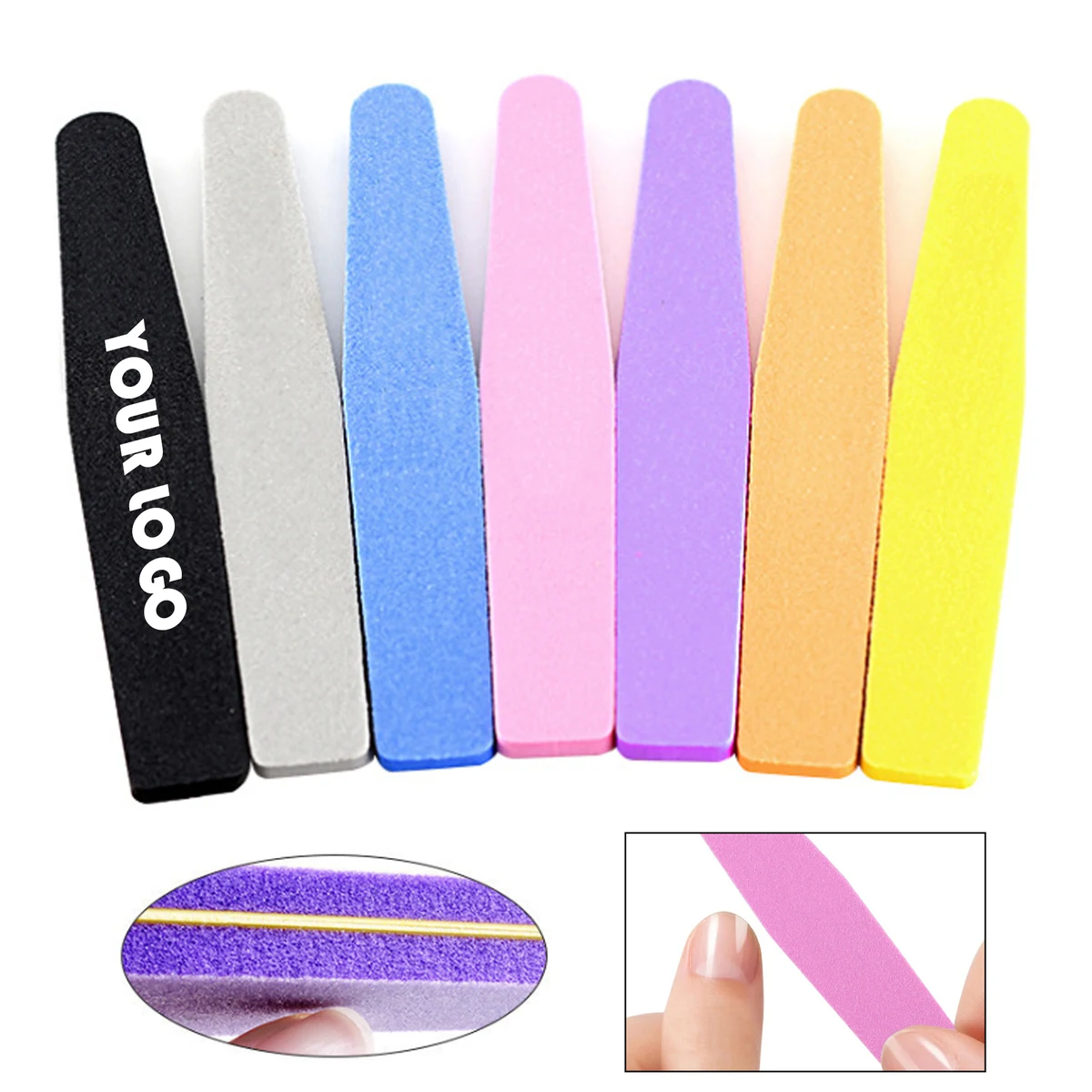 Thicken Double Sided EVA Foam Nail File 1