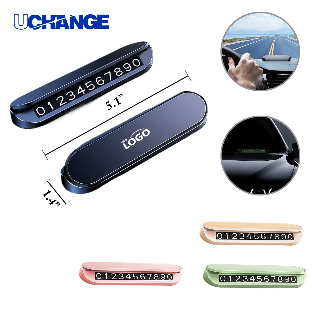Car Temporary Parking Card Display 1