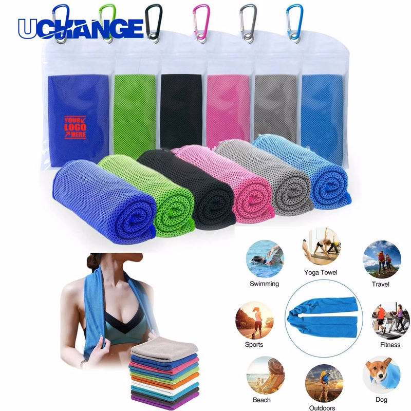 Cooling Towel with Zipper Pocket Sports & Outdoor Performance Towel