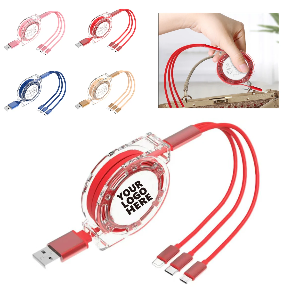3-In-1 Multi-Device Phone Charging Cable 1