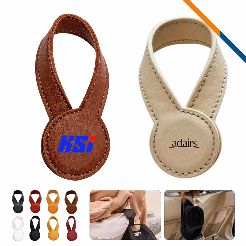 Hikcli Magnetic PU Leather Hat Clip