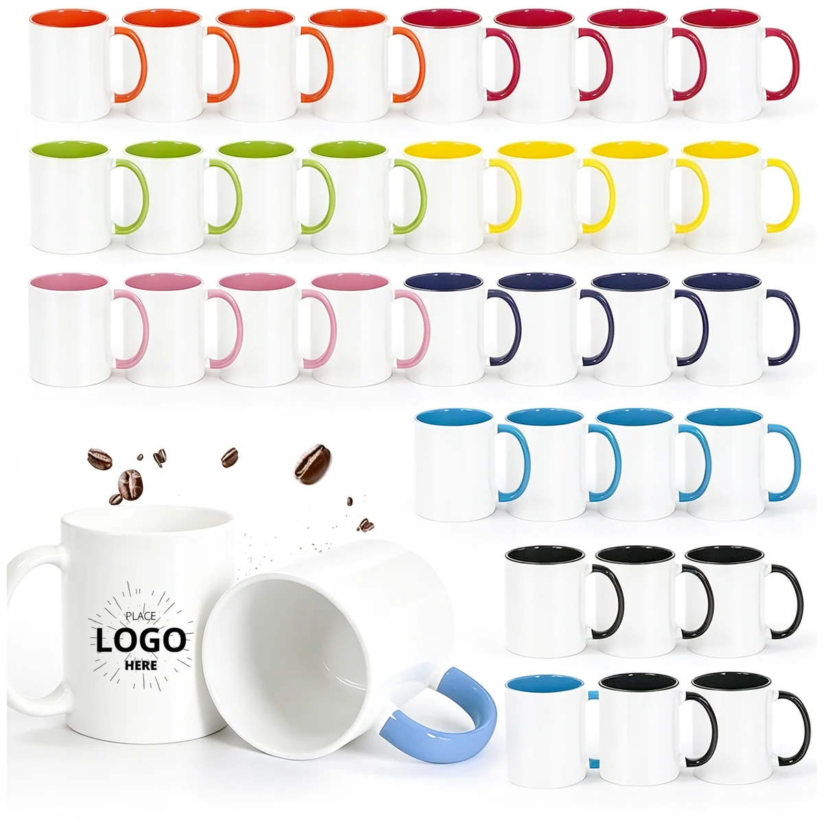 Ceramic 12oz Sublimation Coffee Mug 1