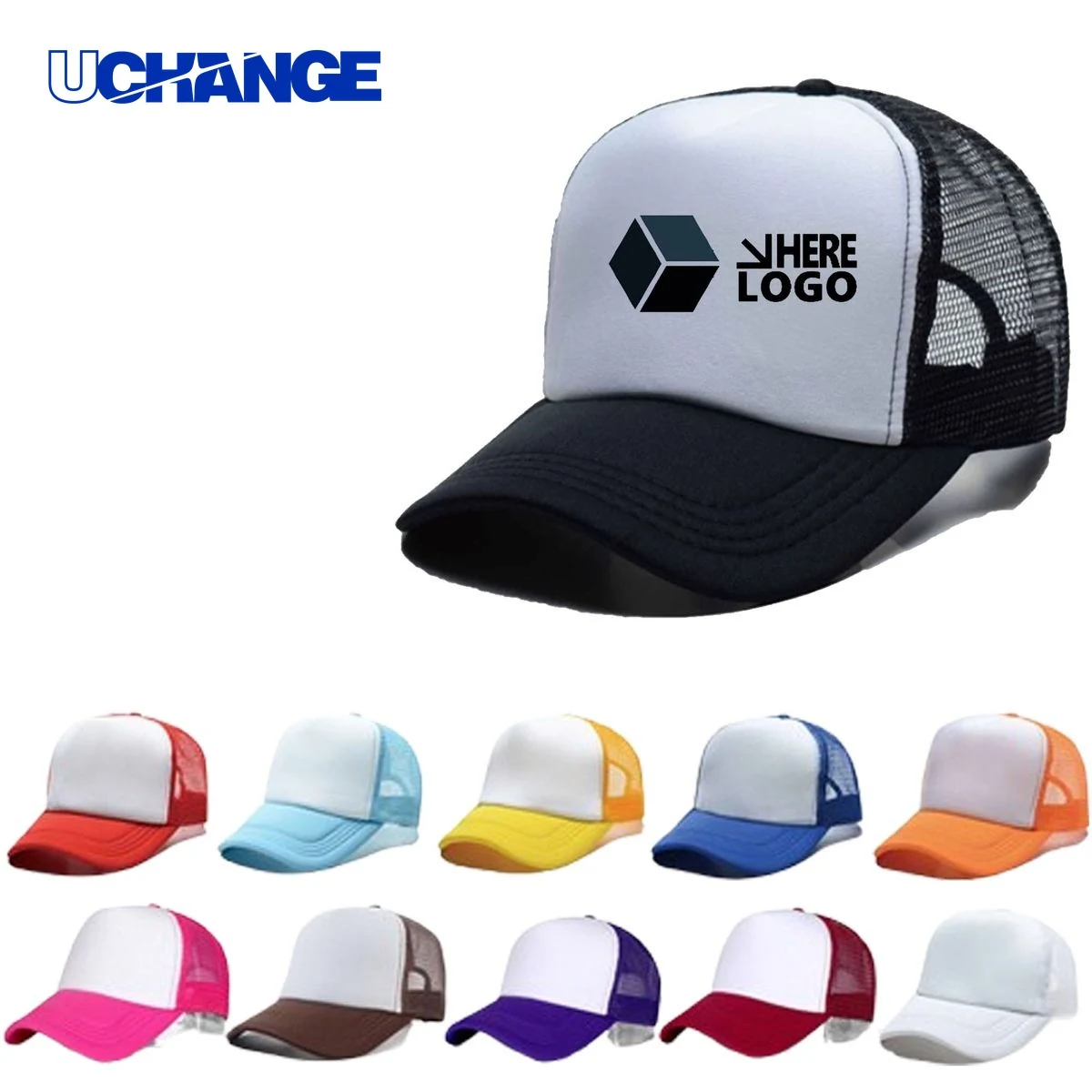 Breathable Cotton Mesh Sun Cap 1