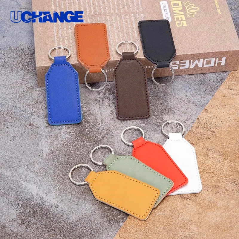 Artificial Leather Keychain Durable Synthetic Key Accessory