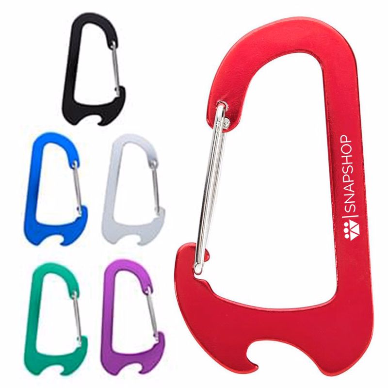 Carabiner and Bottle Opener in 1