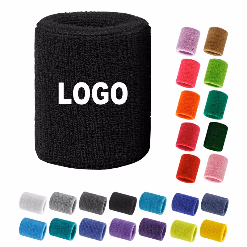 Cotton Athletic Sweat Absorbing Wristband