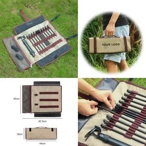 Multifunction Tent Stake Storage Bag - Tools Not Included 1