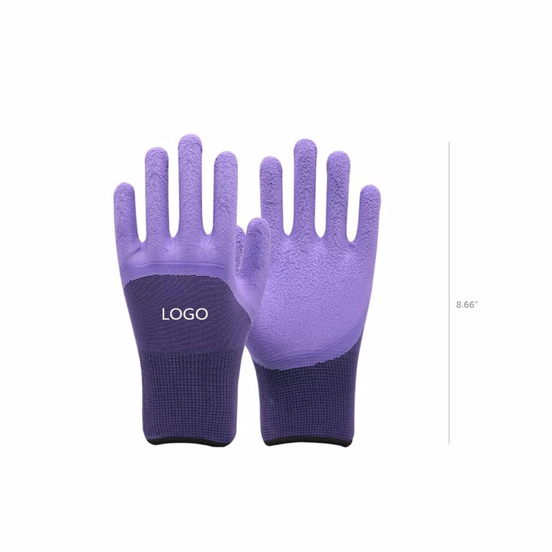 8.66" Breathable Latex Gardening Gloves