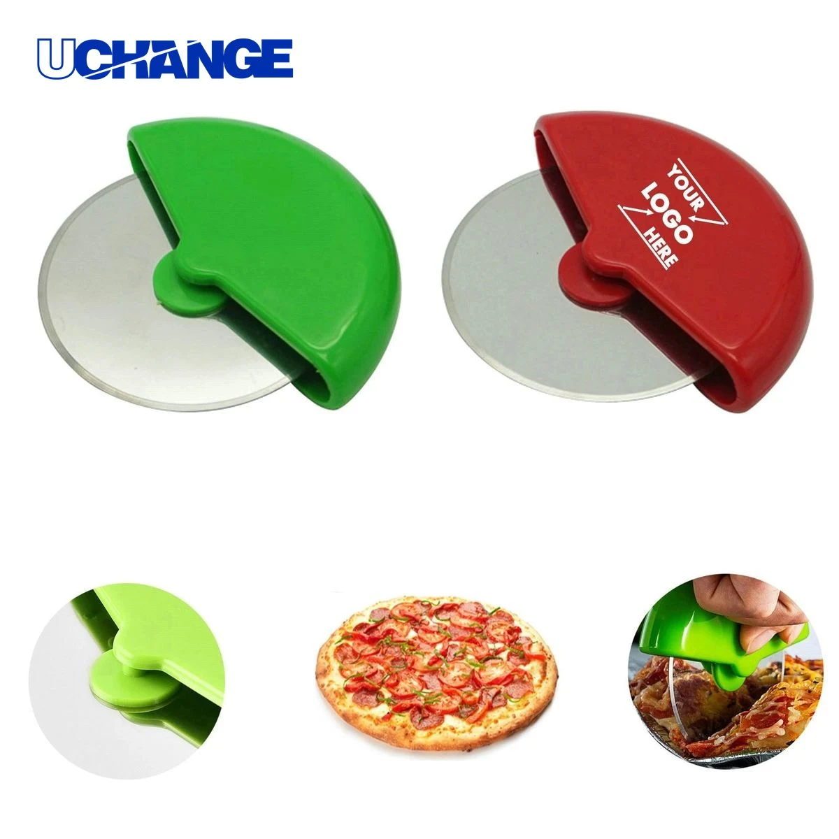 Round Rolling Pizza Cutter for Kitchen Use 1