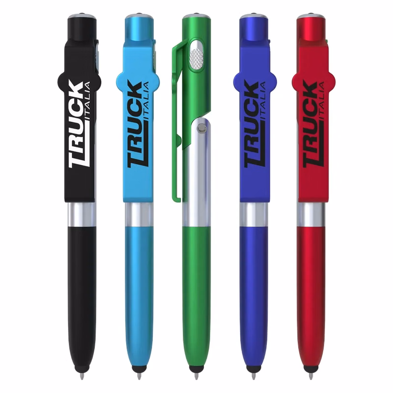 4-in-1 Foldable Ballpoint Pen