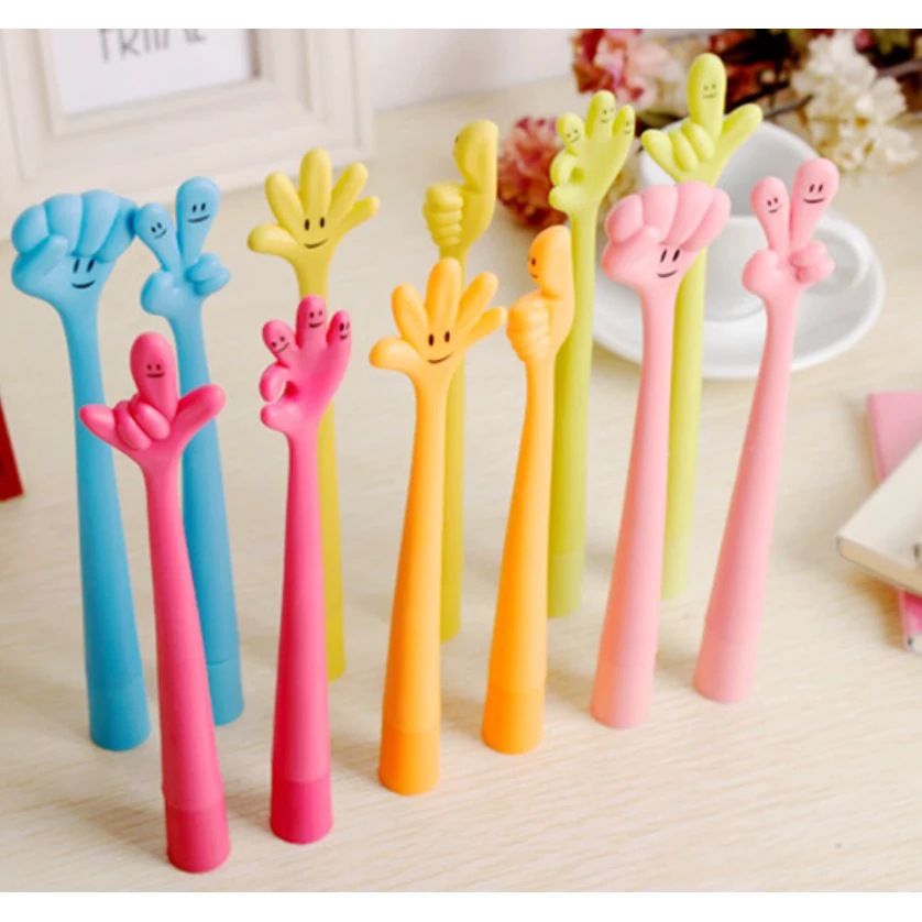 Silicone Creative Gesture Ballpoint Pen 1