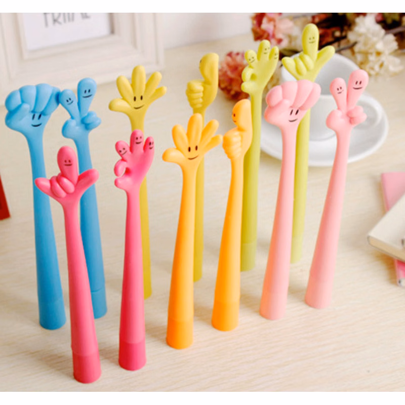 Silicone Creative Gesture Ballpoint Pen