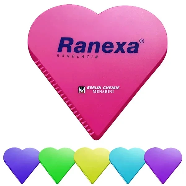 Heart Shaped Plastic Ice Scraper 1