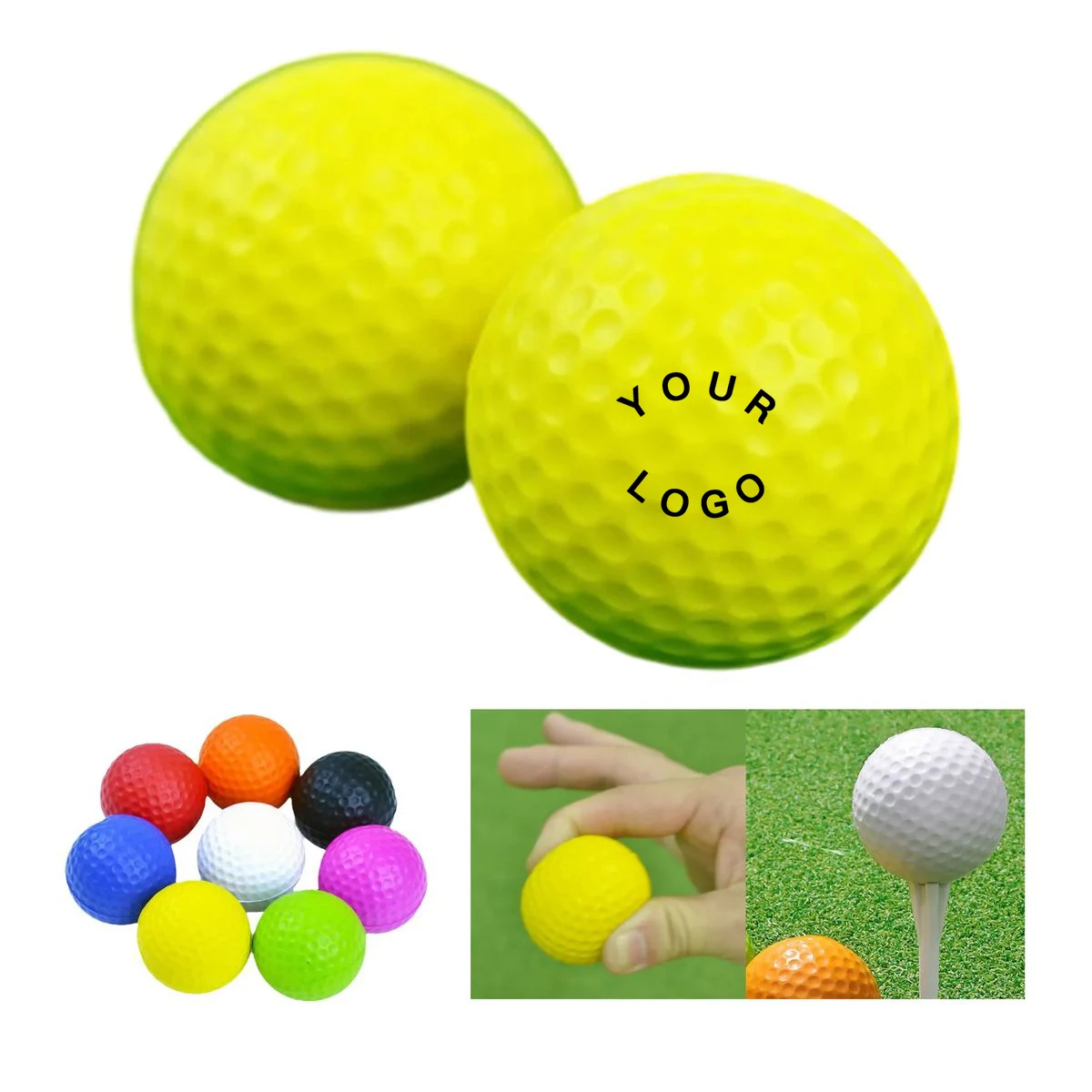 Durable Synthetic Rubber Golf Ball 1