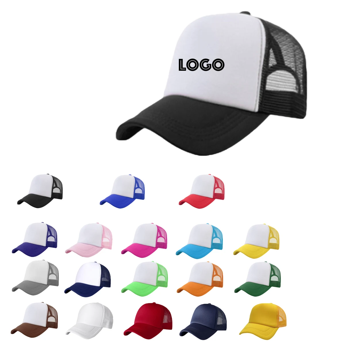 Sponge sunshade sun protection and breathable mesh cap 1