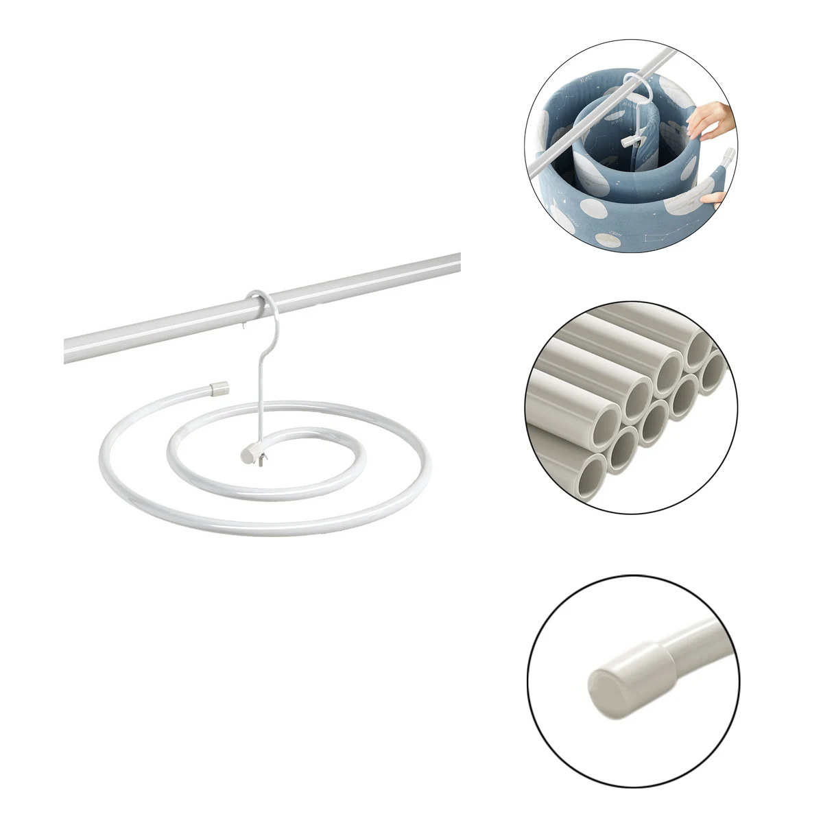 MOQ 10 Spiral Quilt Cover Drying Rack 1